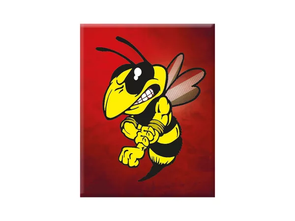 Adesivo - Gel 3D -V-EMBLEM- Evil Wasp - rosso