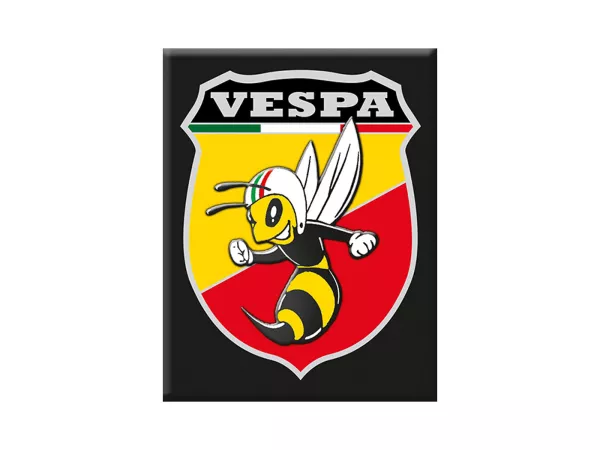 Adesivo - Gel 3D - V-EMBLEM- Motivo Vabarth - giallo