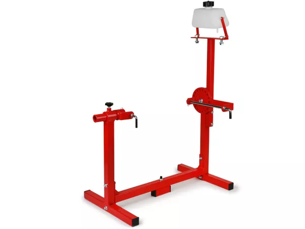 Engine mounting stand - VMC advanced (with support for test tank) - Vespa Smallframe/Largeframe V50, PV, ET3, PK, PX, T5, Rally, Sprint, VBA, VBB, VNB, VBC, GT, GTR, TS, SS180, GS160, Motovespa Largeframe 125/150 - 125N (V60M), 125S (V60MS), 125N (V101M),