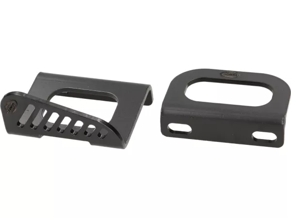 Ancrage bagages sol central - repose-pieds -VMC- Vespa PX, Sprint, Rally, T5 125cc, PK, V50, PV125, ET3, VNB - revêtement par poudre, noir