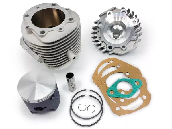 Zylinder -VMC CP58 - 135 ccm Ø58, Hub=51mm, Aluminium, 1-teiliger Auslaß- Vespa PV125, ET3, PK125