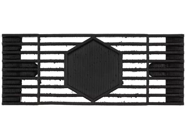 Kaskadgaller -VESPTEC Vespa PX Lusso- med utskärning för Piaggio hexagon - plast