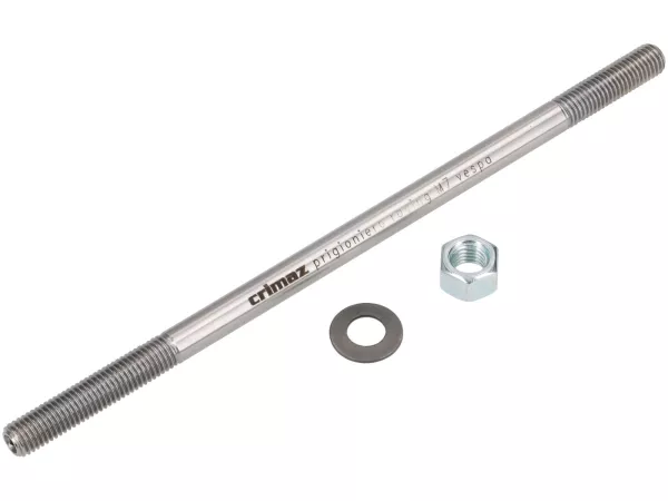Stud bolt set -CRIMAZ Racing- M7 x 160mm, high-strength steel, rolled thread- used for Vespa V90, PV125, ET3, PK80, PK125 cylinders (for crankshaft stroke=54mm)