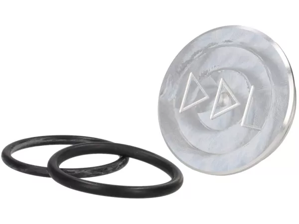 Cover Inspection hole Variodeckel -DDL TUNING Alu CNC- Piaggio 125-180ccm LC 2-stroke Maxi - Gilera Runner FX/FXR 125-180, Italjet Dragster 125-180 - replaces the original rubber plug