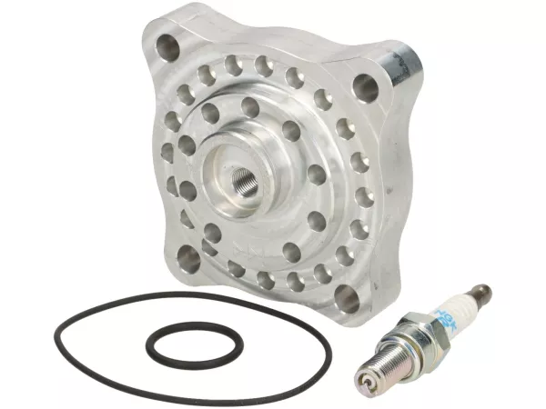 Cylinder head -DDL TUNING Ø65.5mm, 52mm stroke- Piaggio 180cc LC 2-stroke Maxi - Gilera Runner FX/FXR 125-180, Italjet Dragster 125-180, Piaggio Hexagon LX/LXT 125-180