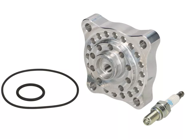Cylinder head -DDL TUNING Ø65.5mm, 55mm stroke- Piaggio 180cc LC 2-stroke Maxi - Gilera Runner FX/FXR 125-180, Italjet Dragster 125-180, Piaggio Hexagon LX/LXT 125-180