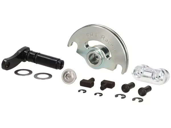 Brazo de cambio incl. soporte de cable de cambio y pieza de unión (reforzada) -FRT- Vespa PK, PK S, PK XL, PK XL2/FL2, PK HP