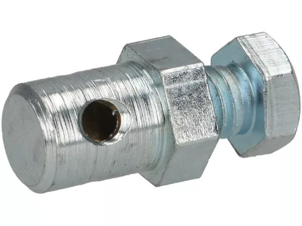 Tetón de apriete / tetón de rosca -FRT- Ø=6,8x8mm- Vespa todos los modelos (utilizado para cable de embrague / cable de cambio en palanca de cambios)