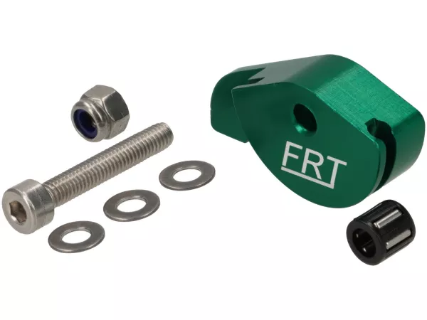 Acelerador rápido -FRT para Dell'Orto SHBC19 p.ej. Vespa PV125, ET3- aluminio, anodizado - se utiliza para la tapa del carburador / varillaje del cable del acelerador