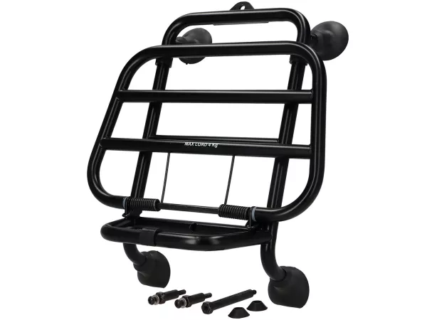 Gepäckträger klappbar vorne -PIAGGIO- Vespa GTS/GTS Super 125-310 (2019-), GTV300-310 (2019-) - HPE, Supertech, Super Sport, Sei Giorni, Keyless - schwarz