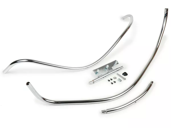 Crash bar front -PIAGGIO- Vespa GTS 125-300 Keyless from 2023 - chrome