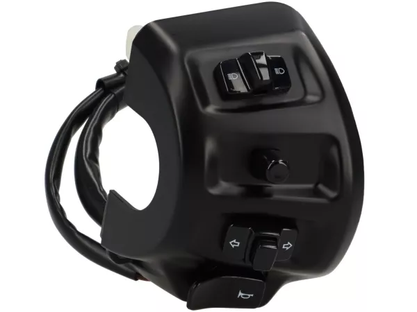 Switch unit, matt black, lhs -PIAGGIO- Vespa GTS 125 ((ZAPMD3400), Vespa GTS 310 HPE (ZAPMD3500)