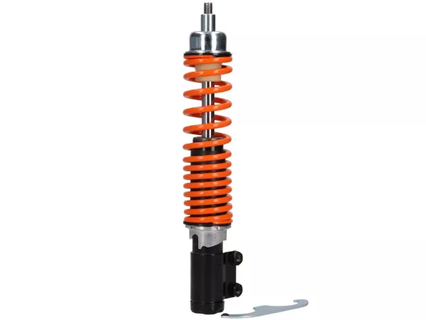 Shock absorber front -CARBONE HI-TECH- Vespa GTL, GTS, GTV 125-300 -2014/2017-2022 - black/orange