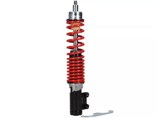 Shock absorber front -CARBONE HI-TECH- Vespa GTL, GTS, GTV 125-300 -2014/2017-2022 - black/red