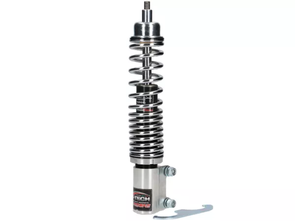 Shock absorber front -CARBONE HI-TECH-  Vespa GTS 125-300 Keyless - chrome/chrome