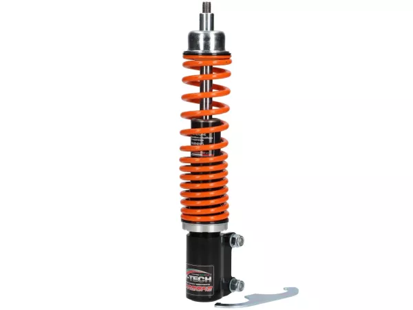 Shock absorber front -CARBONE HI-TECH-  Vespa GTS 125-300 Keyless - black/orange