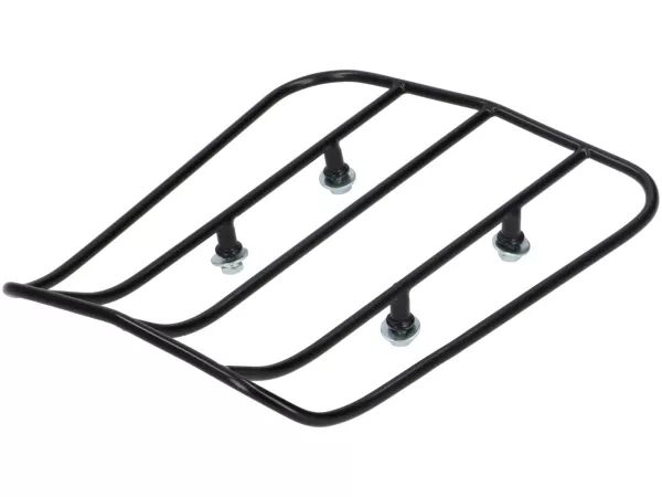 Portaequipajes trasero -JOCKEYS BOXENSTOP- Lambretta LI (Serie 3), LIS, SX, TV (Serie 3), DL, GP - negro