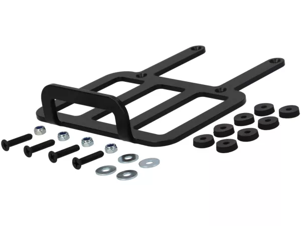 Rear rack Sprint Rack for Ancellotti style seats -JOCKEYS BOXENSTOP- Sprint Rack- Lambretta LI (series 3), LIS, SX, TV (series 3), DL, GP - black