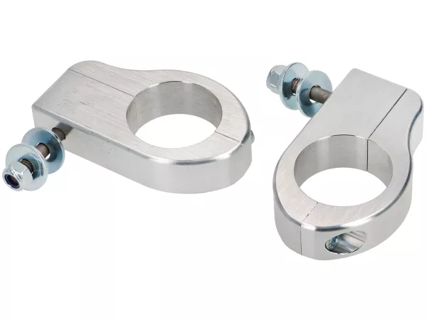 Shock absorber mount top -JOCKEYS BOXENSTOP- Aluminium CNC- Lambretta LI Series 2, 3 - LI, LIS, SX, TV, GT, DL, GP (fork diameter 34mm)