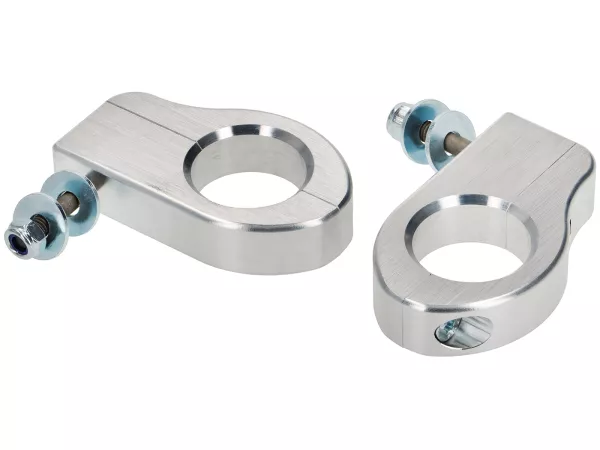 Shock absorber mount top -JOCKEYS BOXENSTOP- Aluminium CNC- Lambretta J50, J100, J125 (fork diameter 30mm)