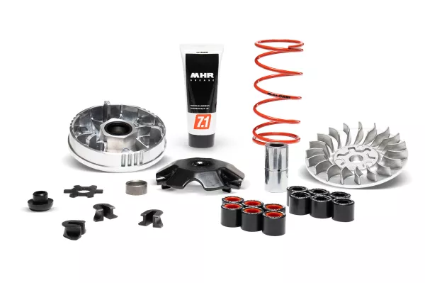Kit variateur -MALOSSI- Multivar 2000 - MHR Aluminium - Minarelli MA, MY, CA, CY - pour Overrange MHR Aluminium