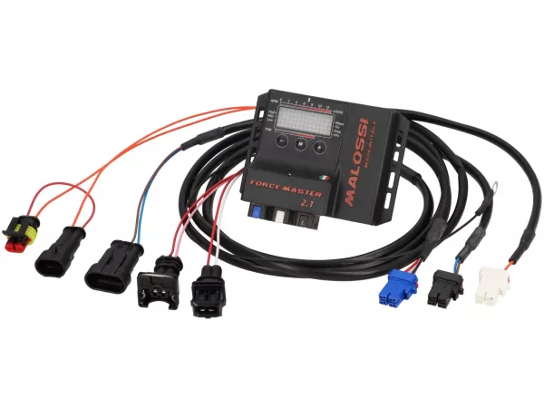 Control device fuel injection -MALOSSI- Forcemaster 2.1 - electronic controller -  Vespa GTS 125 E3, Piaggio Beverly 125 E3, MP3 125 E3, X7 Evo 125 E3, Gilera Nexus 125 E3, Aprilia SR Max 125 E3