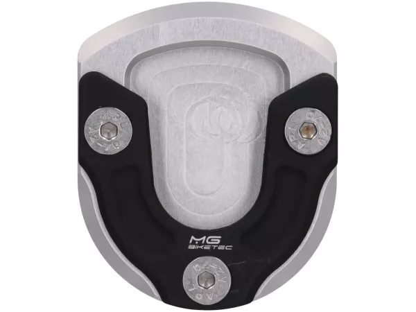 Piedino cavalletto laterale -MG-BIKETEC- Vespa GTL 125-200, GTS 125-300, GTV 125-300 - argento