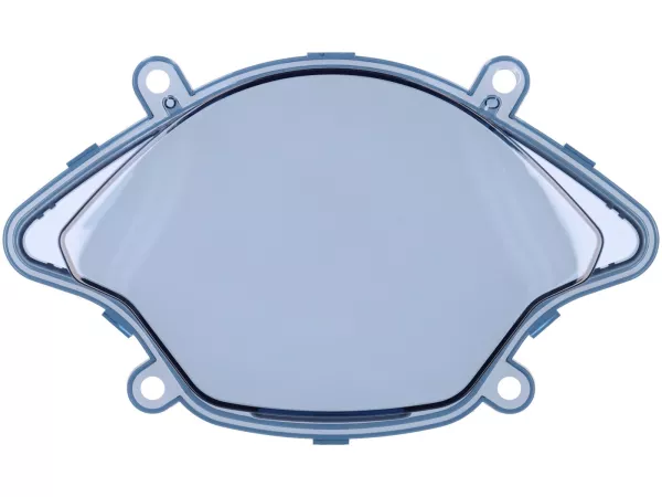 Speedo glas, blauw gerookt -MOTO NOSTRA- Vespa GTS 125-310 Keyless Basic, Super, Super Sport
