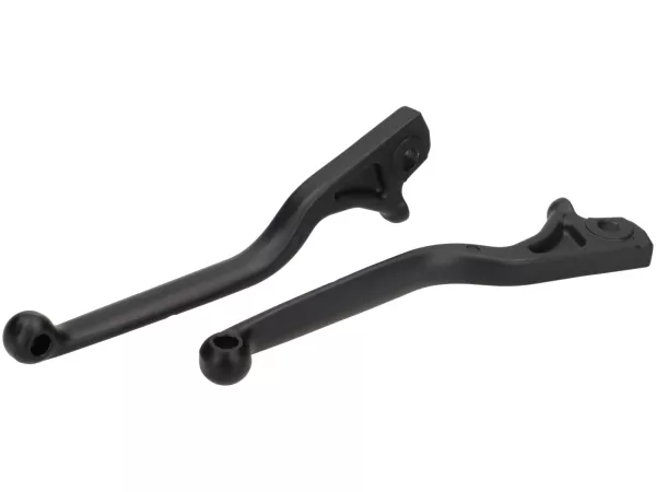 Set leva freno -MOTO NOSTRA- Vespa GTS 125 (ZAPMD3202, ZAPMD3203), Vespa GTS 300 HPE (ZAPMD3103, ZAPMD3104) - adatta a NISSIN - nero opaco