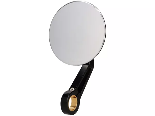 Mirror -MOTOGADGET- mo.view classic 130 (ECE) - ULTRACUT - handlebar ends - Ø=99mm - black