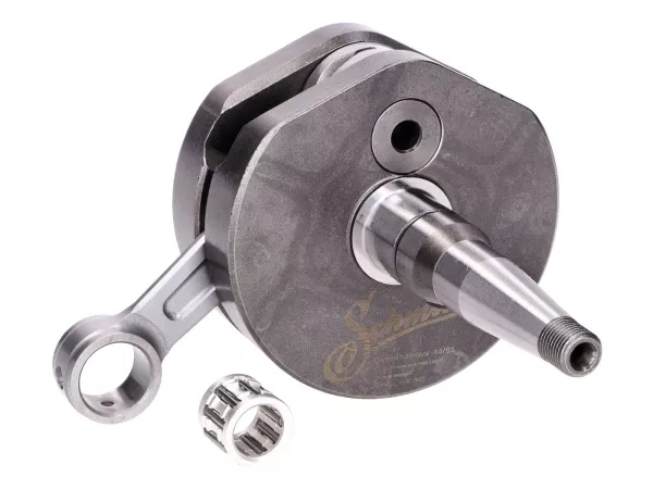 Schmitt stoomhamer krukas 44 mm slag, 85 mm drijfstang voor Simson S51, S70, S83