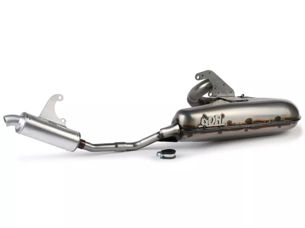 Auspuff Clubman -GORI 210QTR- Lambretta Serie 1-3 - für Quattrini M210