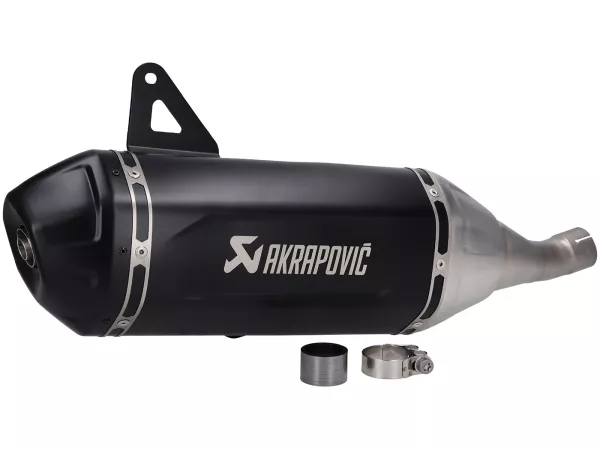 Echappement -AKRAPOVIC Black Slip-On Line (SS)- Vespa GTS HPE 310 Euro 5+ - Acier inox noir