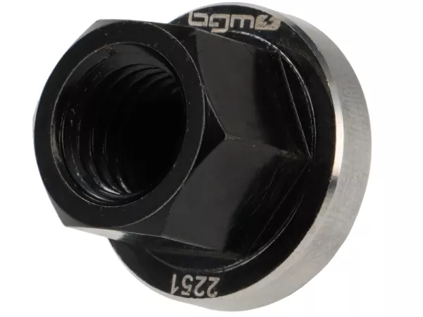 Flywheel nut M10 x 1.50 (high strength) collar Ø=22x4mm, h=15mm WS=14-BGM PRO- Vespa V50 R (917730-), V50 S (81867-), V90 (194927-), PV125 (194970-), ET3, PK S