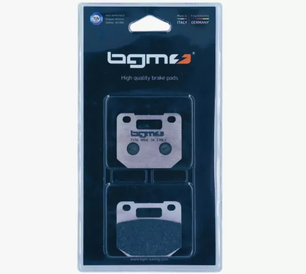 Brake pads -BGM ORIGINAL STANDARD 52.6x44.1x7.5mm - Stage6 R/T 4-piston radial brake caliper - pad material: organic