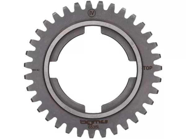 Vitesse 4 -BGM PRO Torquemaster, type Lusso- Vespa PX200 (1984-), Cosa200 - 4ème vitesse longue pour PX125-150 (1984-), T5 125cc, Cosa125-150, LML Star/Stella125/150 2 temps - 35 dents
