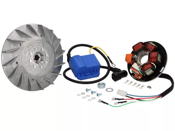 Ignition set -BGM PRO 12V Sport electronic- Vespa PX80-200 (1984-), PX125/150 (2011-), Cosa125-200, LML125/150 (2-stroke) - 1600g