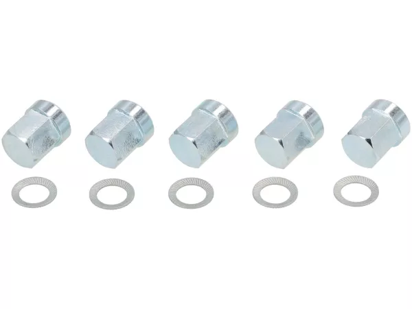 Set mur penutup untuk pelek tubeless -BGM PRO- M8 x 1.25mm (10.9) dengan kerah 14mm - SW = 12mm, H = 16.5mm - galvanis