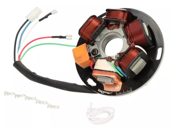 Pengapian -Pelat dasar BGM PRO ProRev- Vespa PX Lusso (juga untuk rumah mesin dengan Elestart) - 5 kabel