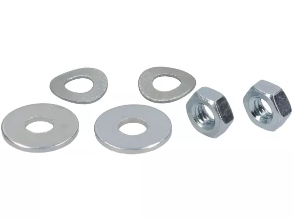 Mutter-Set M4 für Luftfilter SHB Vergaser -BGM original- Vespa V50, Primavera, ET3