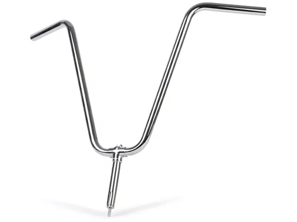 Stuur -CUPPINI- Ø22mm- hoog stuur chopper - Ciao, Garelli - hoekig - chroom