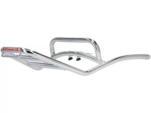 Gepäckbrücke hinten -CUPPINI- chrom, mit Soziushaltegriff- Vespa GT, GTL, GTV, GTS, GTS Super, GTS HPE, GT60 - 125-310 -