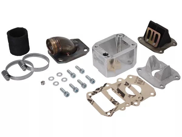 Membran intake manifold -DEXTER RACING- Vespa PX80, PX125, PX150, T5, Cosa 125-200 - untuk karburator Ø26-28-30mm - PHBH, VHSH, PWK28, TMX30, Smartcarb 26-28)