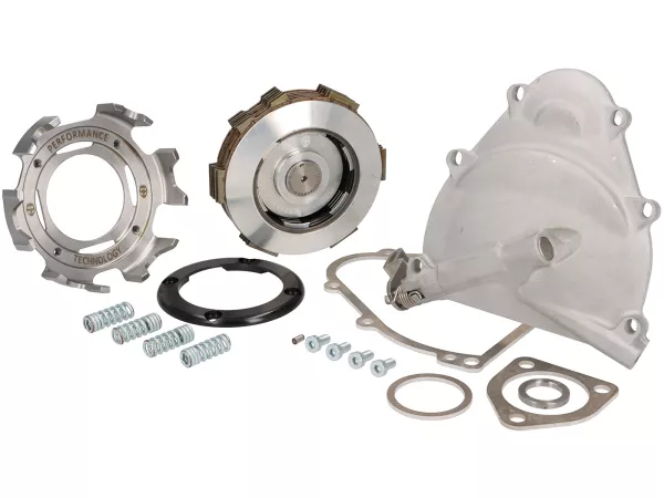 Clutch -EGIG PERFORMANCE- One Finger Clutch 2.0 Pro- 6-disc, version with poligon Vespa V50, V90, SS50, SS90, PV125, ET3, PK50, PK80, PK50 S, PK80 S, PK125 S, PK50 XL, PK125 XL, ETS, PK50 HP, PK50 SS