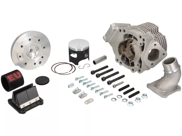 Cylinder -EGIG PERFORMANCE 220cc, single exhaust port, bore Ø68mm, stroke 60mm, connecting rod 117mm - Vespa PV125, ET3 125, PK125