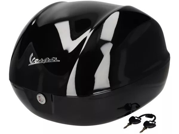 Topcase - PIAGGIO- Vespa 32l - zwart (XN2_nero cosmo_vulcano 98/A) - Vespa Primavera 50-125, Primavera Elettrica
