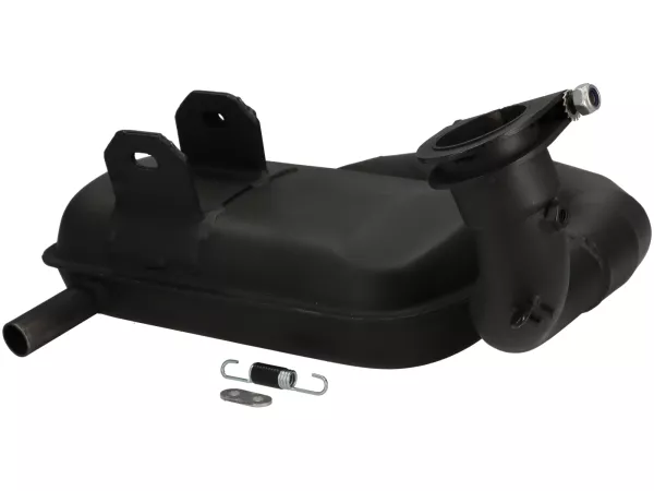 Knalpot -LTH-Box Road Racing- Vespa PX200 - untuk penyetelan silinder 207cc, 210cc, 221cc - Hitam
