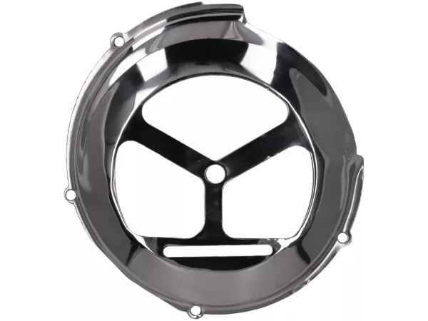 Ventilatorwieldeksel -PREMIUM- Vespa VN, VL, VB1, GS150 / GS3 (VS1-5), Vespa 150 (T1, T2, T3, VL1, VD1-2, Duitse modellen) GL ACMA (VGL1T) - roestvrij staal