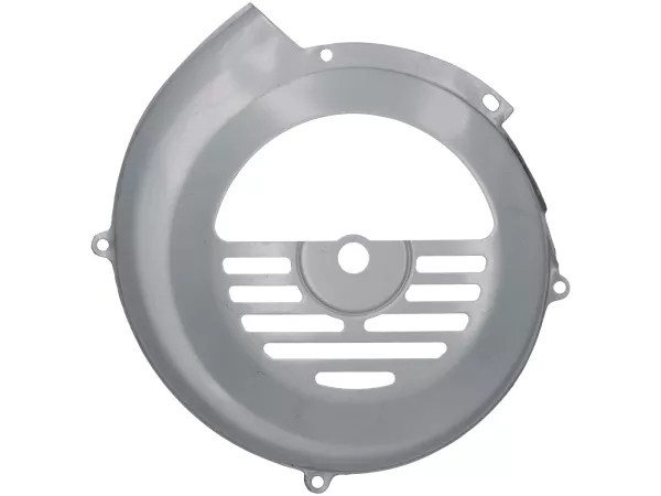 Ventilator wielkap -PREMIUM- Vespa Smallframe V50, PV en ET3, Motovespa 50 (06M/07M),125 Primavera/ET3 (9NK/9NV/9T/9PK/9PN/9PR) - zonder Elestart - grijs/zilver gelakt