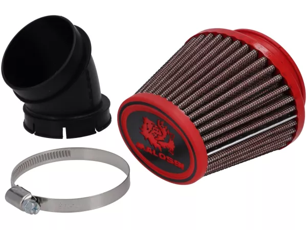Filtro de aire -MALOSSI E18- Ø 55/60 para válvulas de mariposa Magneti Marelli Ø 32 - Italjet Dragster 125-300 ie